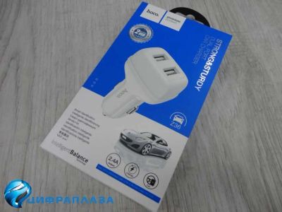 Лот: 16227691. Фото: 1. Автомобильное ЗУ Hoco Z36 (2USB... Зарядные устройства, блоки питания, адаптеры сетевые для смартфонов
