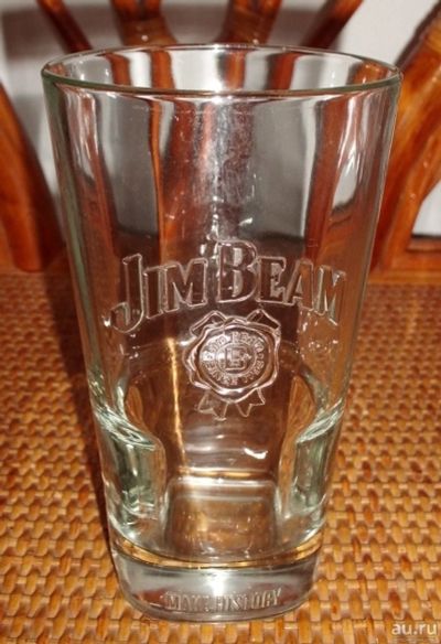 Лот: 17782906. Фото: 1. Стакан фирменный стекло Jim Beam... Кружки, стаканы, бокалы