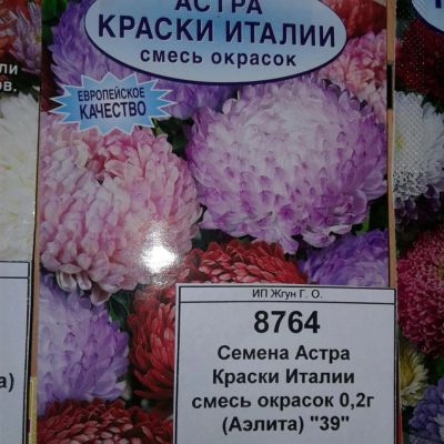 Лот: 9111010. Фото: 1. Семена / цветы / Астра / Краски... Садовые цветы
