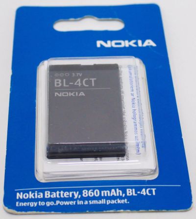 Лот: 11872348. Фото: 1. Акб BL-4CT Original 100% Nokia... Аккумуляторы