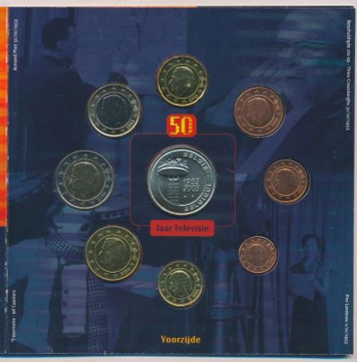 Лот: 10136065. Фото: 1. Бельгия 2003 Набор евро монет... Наборы монет