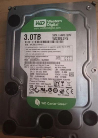 Лот: 3886210. Фото: 1. (Арт-3.01) 3Tb SATA-II Western... Жёсткие диски