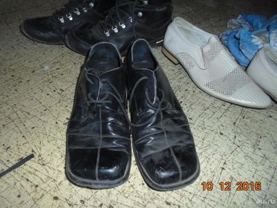 Лот: 8703886. Фото: 1. туфли черные мужские демисезон... Туфли