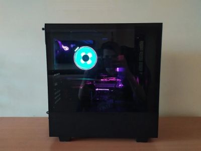 Лот: 18144590. Фото: 1. Корпус NZXT H500 с тонированным... Корпуса, блоки питания