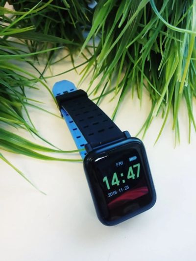 Лот: 14818401. Фото: 1. Smart watch A6 (Blue). Смарт-часы, фитнес-браслеты, аксессуары