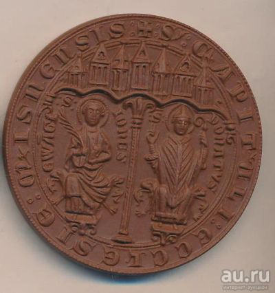 Лот: 16841211. Фото: 1. Германия 1968 ГДР медаль Епископство... Памятные медали