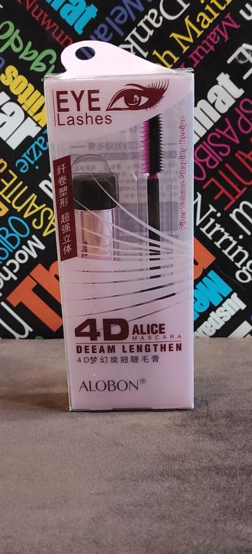 Лот: 18036975. Фото: 1. Тушь для ресниц 4D ALOBON Розовая. Уход за телом