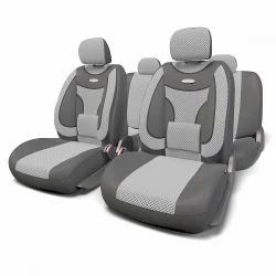 Лот: 14471339. Фото: 1. ECO-1105 D.GY/L.GY (M) Авточехлы... Чехлы, коврики, оплетки руля
