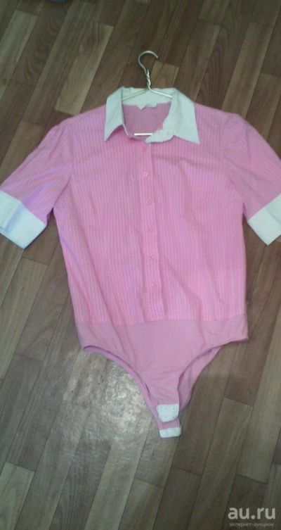 Лот: 9886438. Фото: 1. Рубашка-боди 48 р. Блузы, рубашки, водолазки