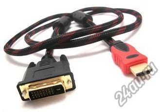 Лот: 9581514. Фото: 1. Кабель 3 метра HDMI - DVI-D (в... Шлейфы, кабели, переходники