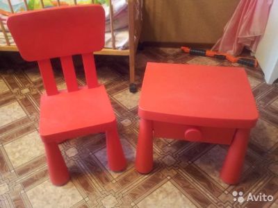 Лот: 7393048. Фото: 1. 2 Детских стула и прикроватная... Другое (дети растут)