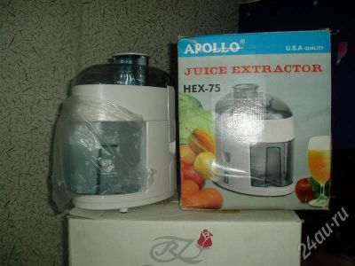 Лот: 407349. Фото: 1. Соковыжималка APOLLO!. Кухонная