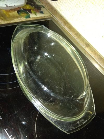 Лот: 12590024. Фото: 1. Стеклянная утятница гусятница. Другое (посуда, кухонная утварь)