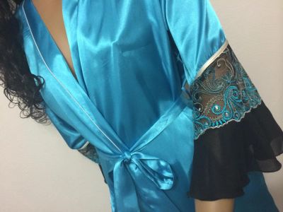 Лот: 5071041. Фото: 1. Халат-кимоно "Mia-Mia" Италия... Домашняя одежда