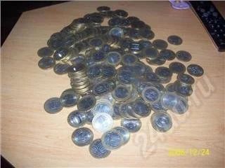 Лот: 8808. Фото: 1. Одна тысяча 800 руб!! 10-руб монетами. Красноярск