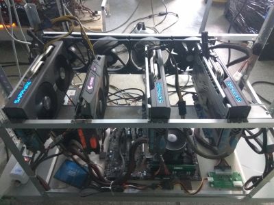 Лот: 11941347. Фото: 1. Майнинг ферма 2x Radeon Sapphire... Майнинг фермы, товары для майнинга