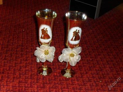 Лот: 1297804. Фото: 1. бокалы. Другое (свадебная мода)