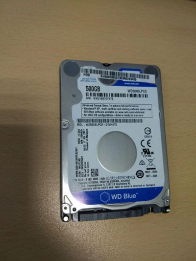 Лот: 12021883. Фото: 1. Жесткий диск WD Blue Mobile WD5000LPCX... Жёсткие диски (HDD)