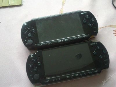 Лот: 2831396. Фото: 1. PSP 1008fat + 2008 slim (неисправны... Игровые приставки, консоли