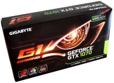 Лот: 9129432. Фото: 1. Видеокарта gigabyte gtx 1070 g1... Видеокарты
