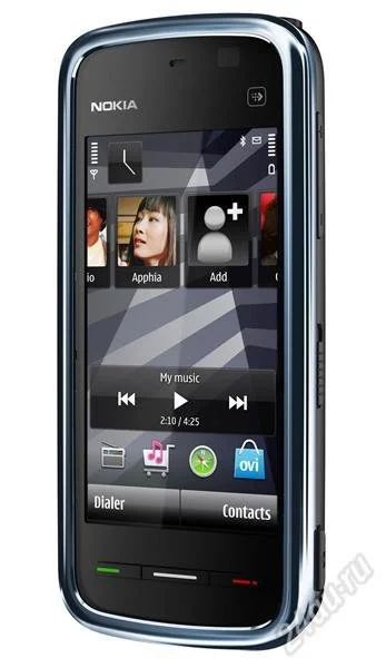 Лот: 775329. Фото: 1. nokia 5230 navi black chrome возможен... Смартфоны