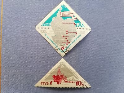 Лот: 25525045. Фото: 1. Марки Антарктика СССР 1966 г. Марки