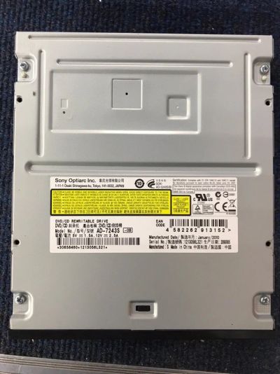 Лот: 14063570. Фото: 1. DVD-RW привод Sony NEC AD-7243S... Приводы CD, DVD, BR, FDD