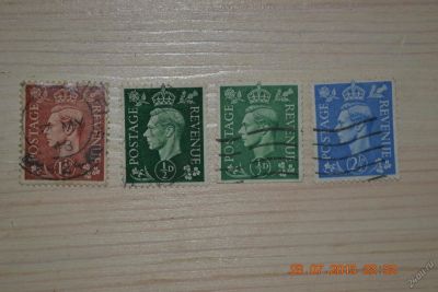 Лот: 5884876. Фото: 1. Марки Великобритании 1937г.. 1941г... Марки