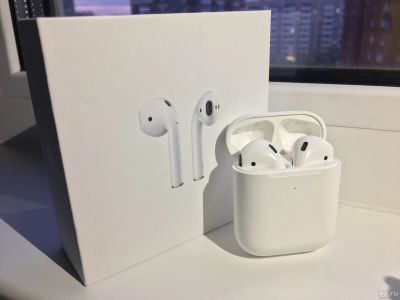 Лот: 17662988. Фото: 1. Наушники AirPods 2. Наушники, гарнитуры