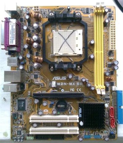 Лот: 937827. Фото: 1. C рубля AM2 ASUS M2N-MX SE. Материнские платы