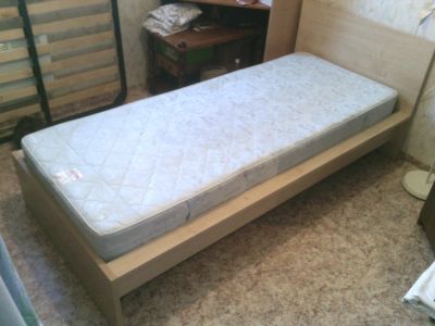 Лот: 5106273. Фото: 1. Кровать односпальная с ортопед... Кровати