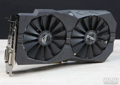 Лот: 17934838. Фото: 1. Asus Strix RX 470 4 gb. Видеокарты