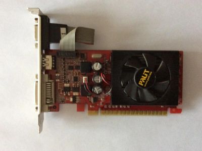 Лот: 6876272. Фото: 1. Видеокарта GT520 1024M DDR3 64B. Видеокарты