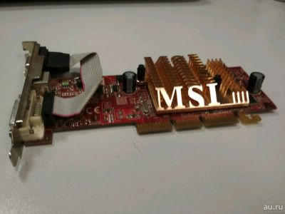 Лот: 10628980. Фото: 1. Видеокарта AGP MicroStar MSI 8999... Видеокарты