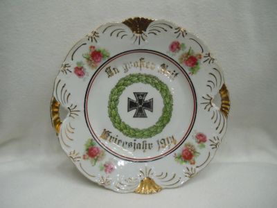 Лот: 25882661. Фото: 1. Тарелка "Железный крест" 1914г... Фарфор, керамика