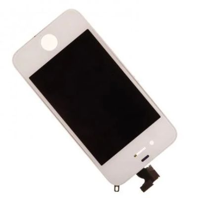 Лот: 3772703. Фото: 1. Дисплей iPhone 4S + тачскрин белый. Дисплеи, дисплейные модули, тачскрины