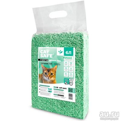 Лот: 17964603. Фото: 1. Наполнитель для кошек Cat safe... Миски, лотки, наполнители