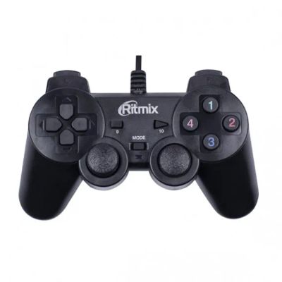Лот: 19266862. Фото: 1. Game-pad Ritmix GP-004 черный... Рули, джойстики