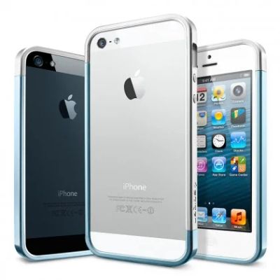 Лот: 7326753. Фото: 1. Распродажа Бампер SPIgEN для iPhone... Чехлы, обложки