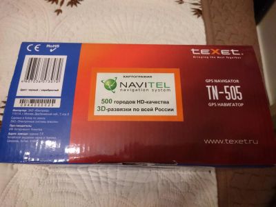 Лот: 8286707. Фото: 1. Навигатор teXet tn-505 с картами... GPS-навигаторы