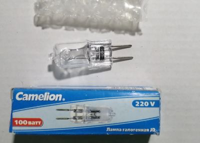 Лот: 25646314. Фото: 1. Лампа галогенная Camelion JD 100W... Настольные лампы и светильники