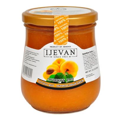 Лот: 11701197. Фото: 1. Абрикосовый джем «Ijevan», 600... Домашние заготовки