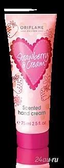 Лот: 1590203. Фото: 1. Крем для рук "Strawberry&Cream... Уход за телом