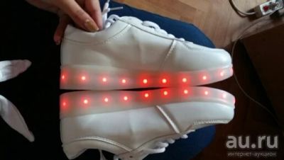 Лот: 8527015. Фото: 1. 7 цветов светящиеся LED кеды... Кеды, кроссовки, слипоны