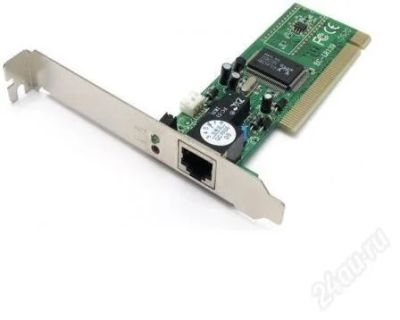 Лот: 92730. Фото: 1. Сетевая карта Acorp L-100S (Realtek... Сетевые карты