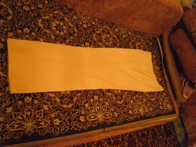 Лот: 3336949. Фото: 1. кремовый брючный костю р 50-52... Брюки, шорты