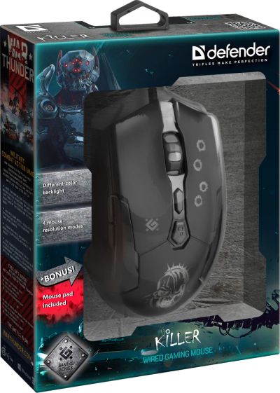 Лот: 17911430. Фото: 1. Проводная игровая мышь Defender... Клавиатуры и мыши