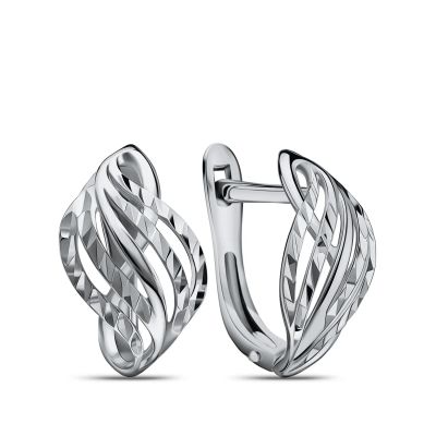 Лот: 23839626. Фото: 1. Серьги из серебра. Серьги, каффы