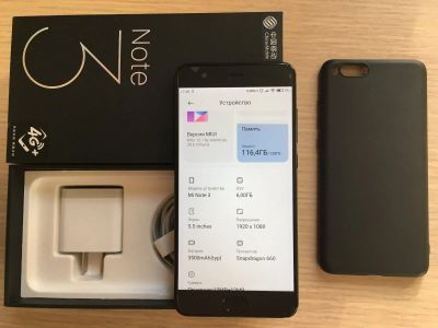 Лот: 17935593. Фото: 1. Xiaomi mi note 3. Смартфоны