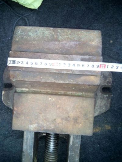 Лот: 10649413. Фото: 1. Тиски станочные СССР 7200-0220. Ручной инструмент
